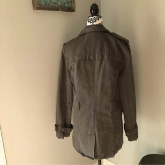 Smart Set Cotton Canvas Utility Jacket Women’s Sz Large - Picture 7 of 8